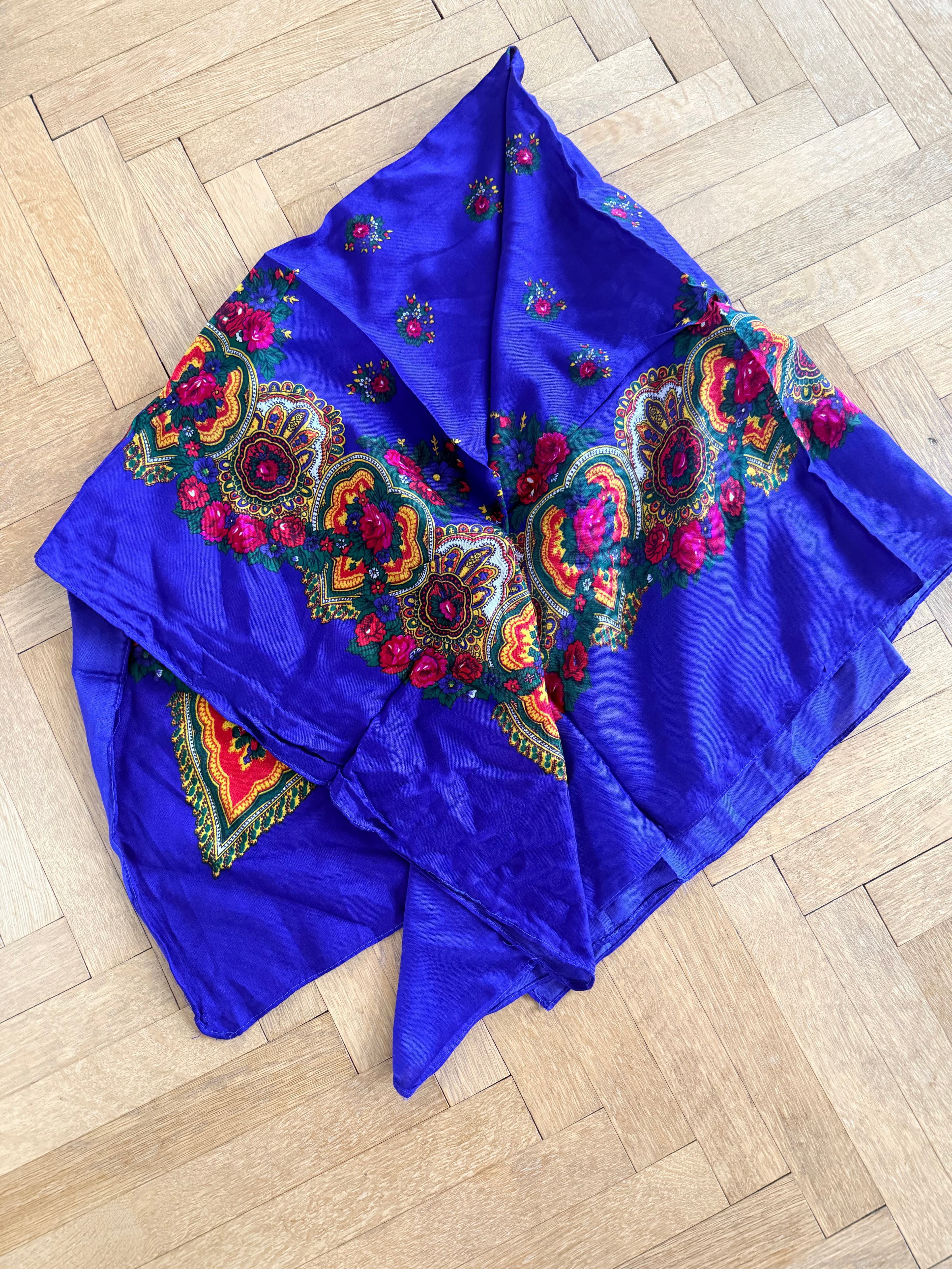 Šátek bojovnice modrý