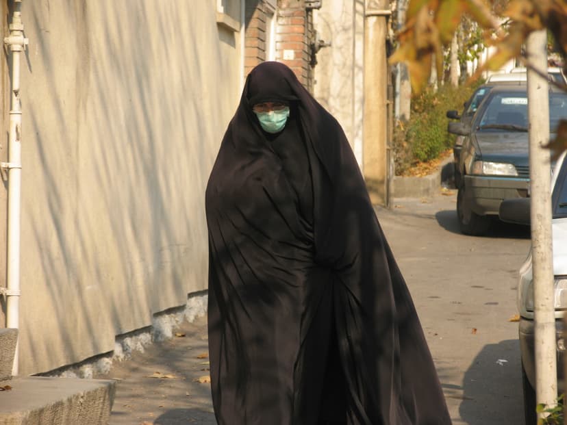 Teheran byl jednim z nejvíce znečištěných města na světě už před válkou. @Markéta Kutilová