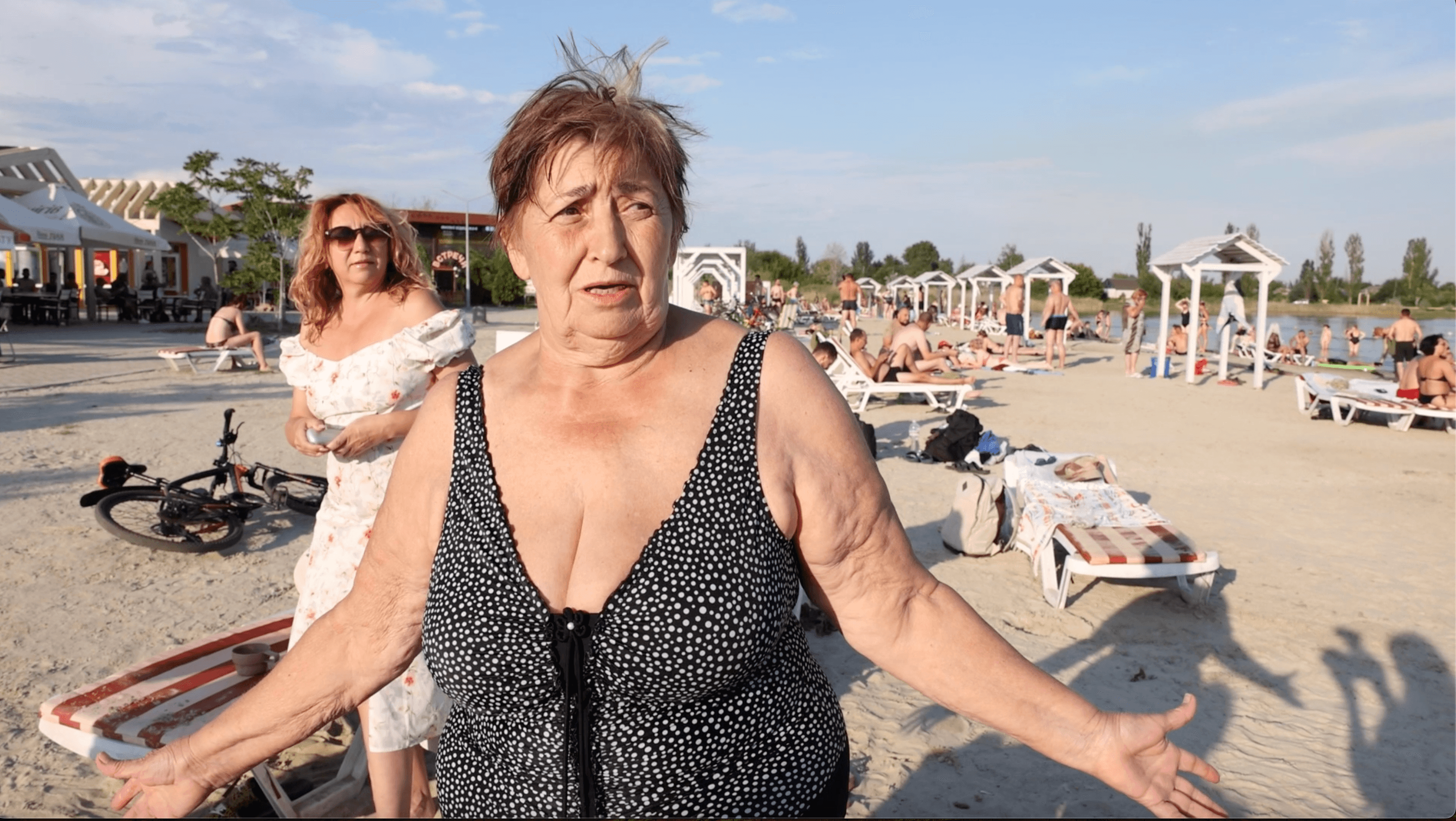 Léto na Donbase. Rekreace kousek od frontové linie.