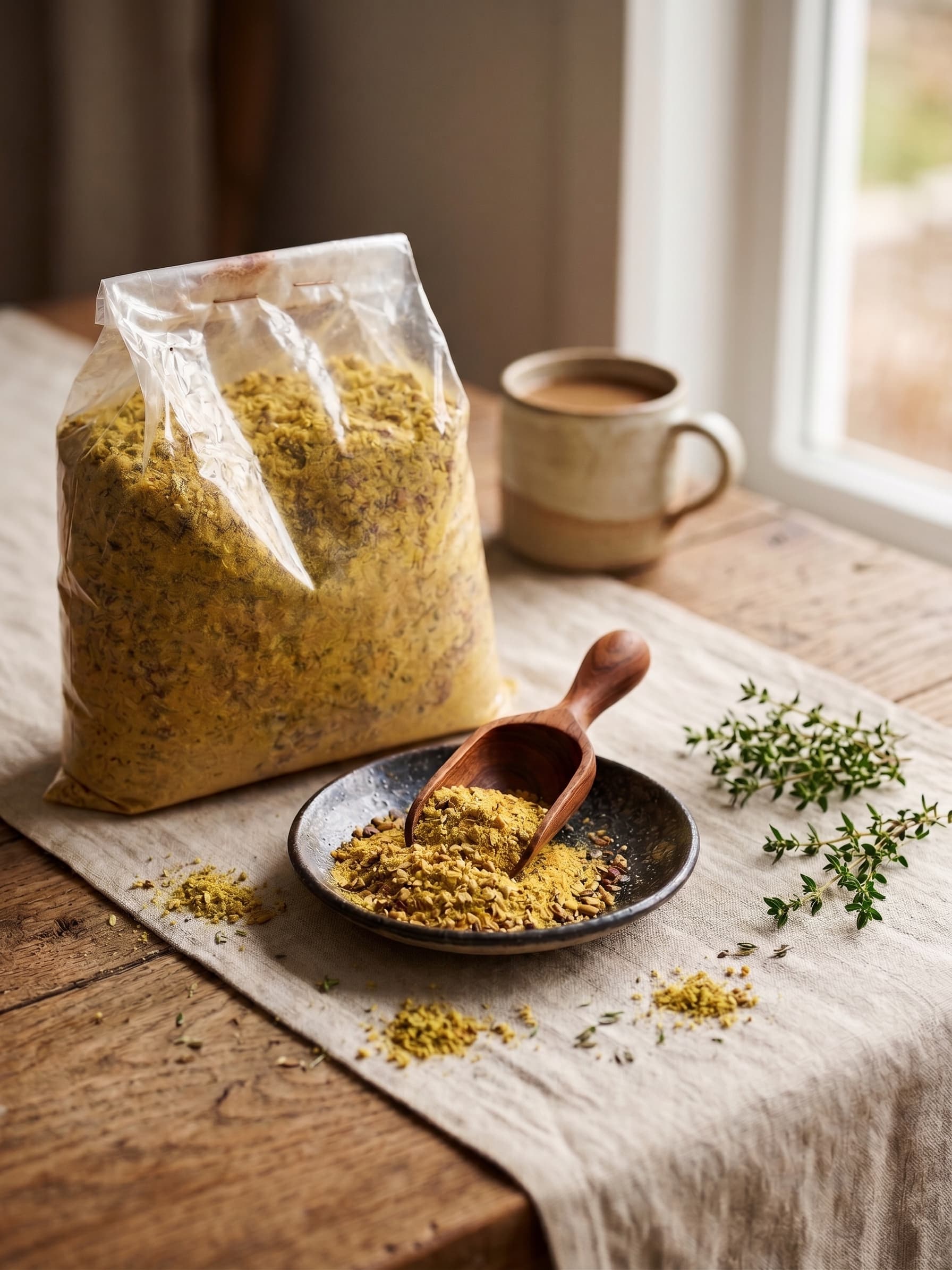 Koření za’atar přímo z kurdského tržiště